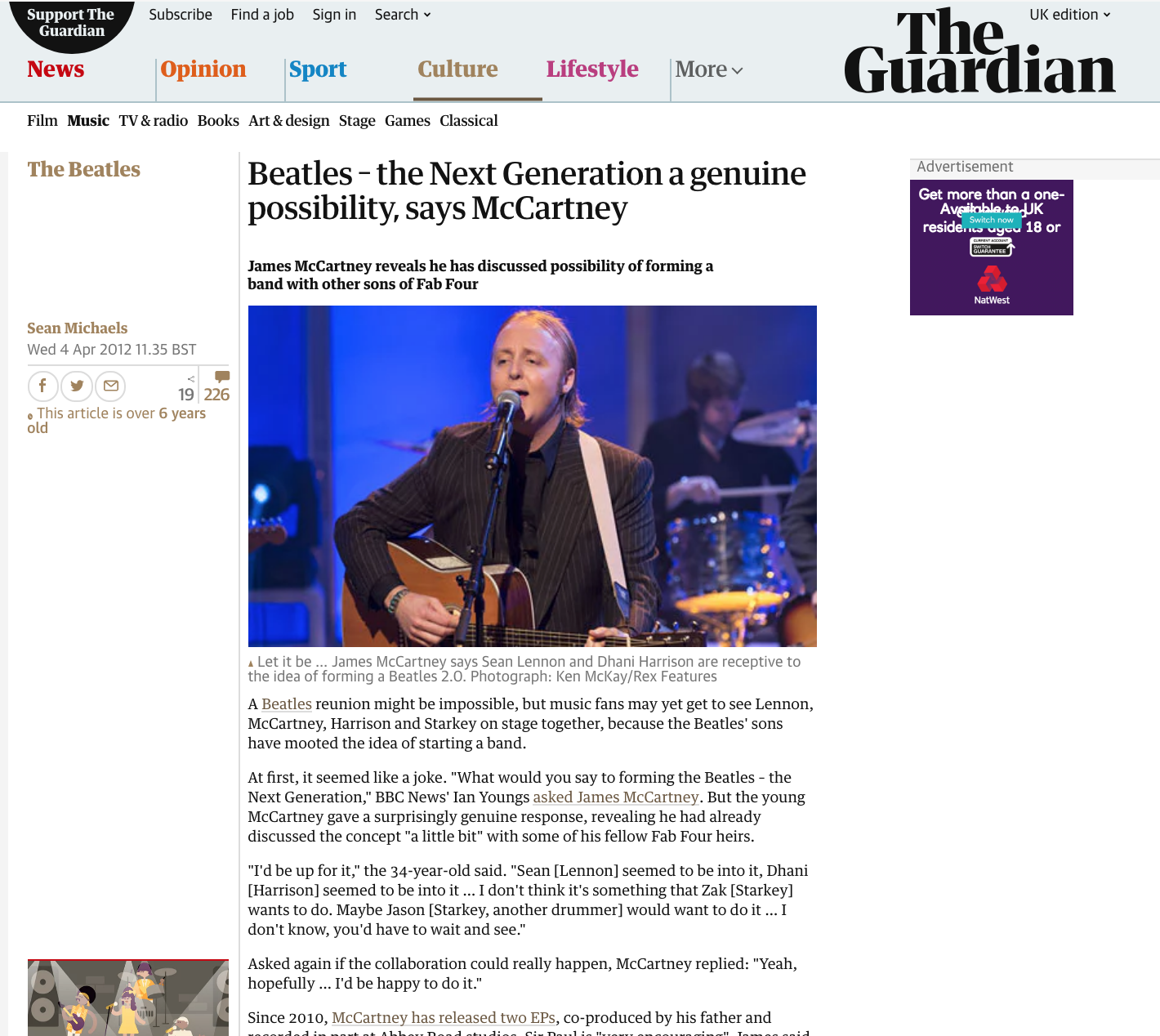 The Guardian: Next generation Beatles