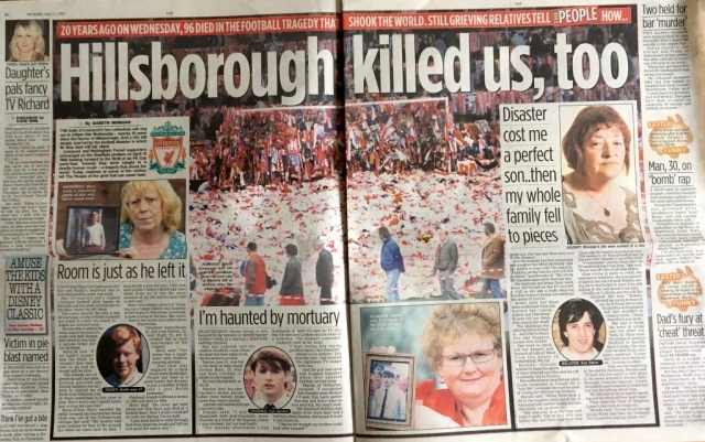 Sunday People: Hillsborough 20 years on