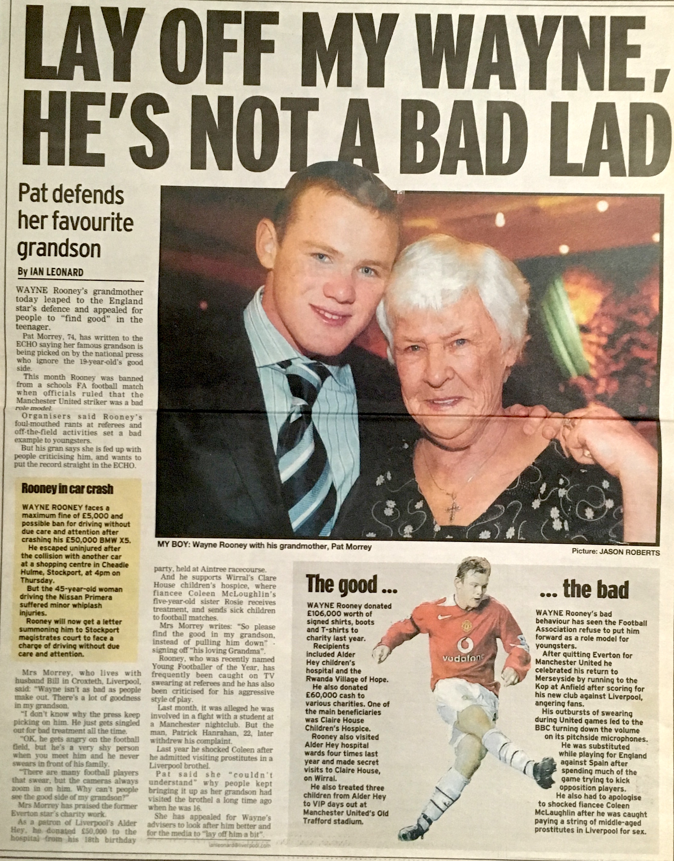 Liverpool Echo: Wayne Rooney's gran speaks out